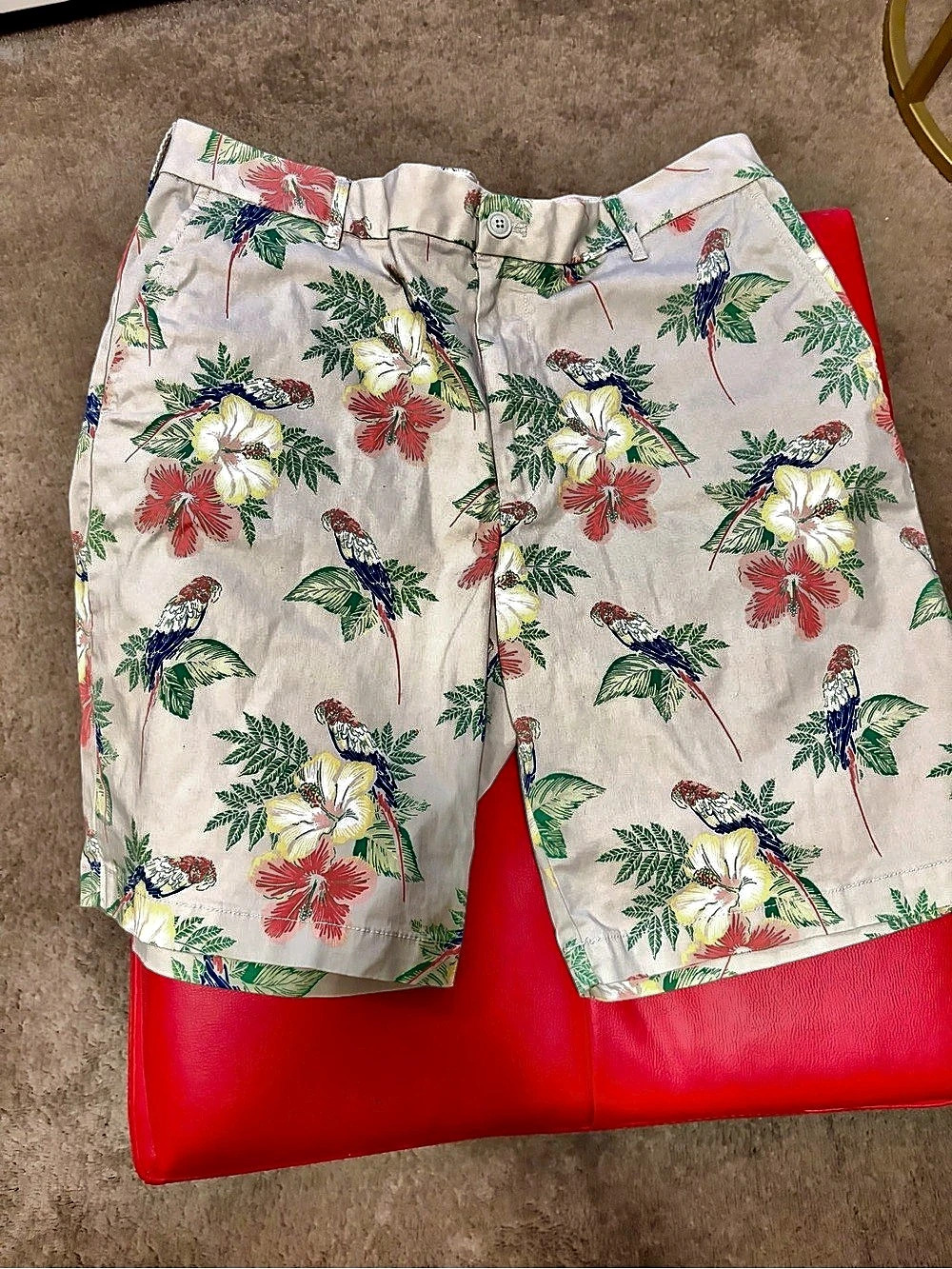 IZOD Floral Hybrid Shorts Waist 36